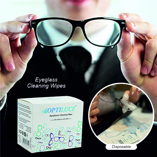 Disposable Glasses Lens Cleaning Wipes